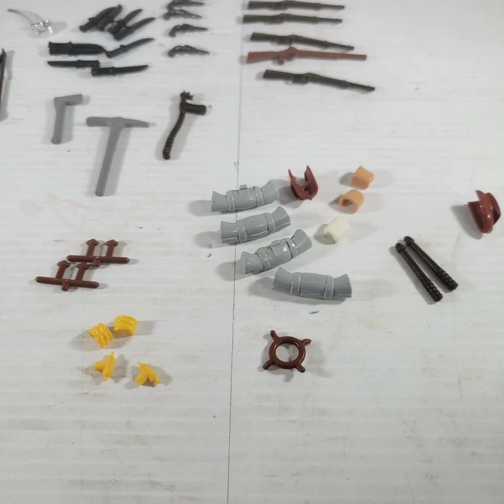 Playmobil Items Gear Lot Multi Western Native Set Colonial Pioneer Vintage 70s